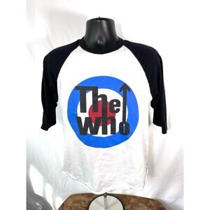 The Who Tour Raglan Band T Shirt Medium